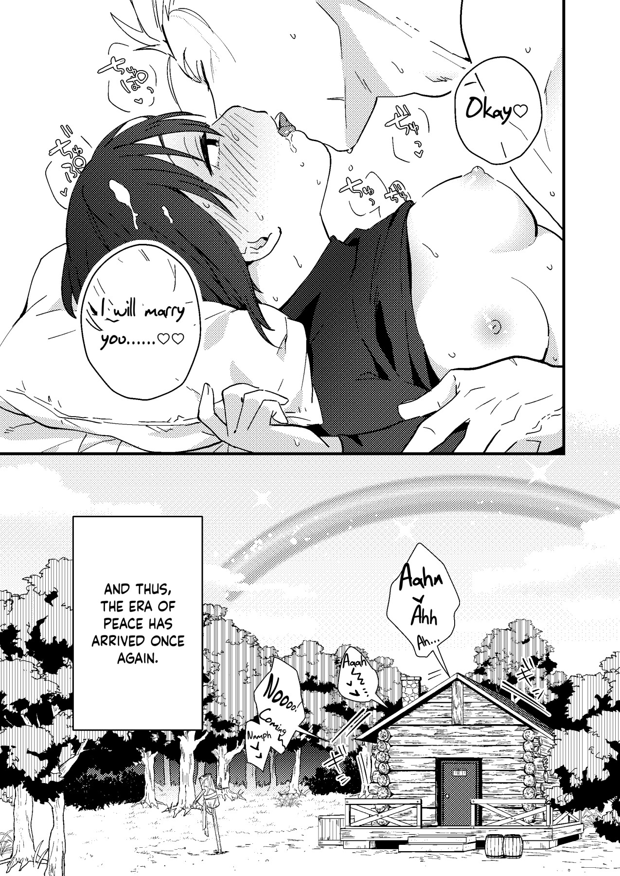 Hentai Manga Comic-Marriage Proposal to the Hero (Actually ♀) When the World Is at Peace-Read-35